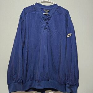 Vintage Nike Golf 90s Blue Pullover Windbreaker L